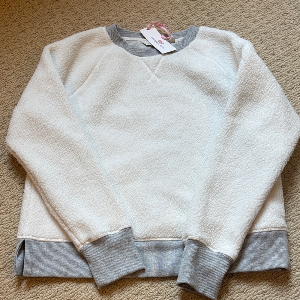 Vineyard Vines White and Gray Utility Jacket